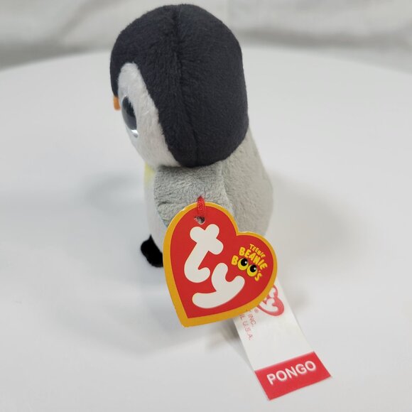 Mini Beanie Pongo the Penguin Beanie Baby This is a mini Beanie 3" - Picture 2 of 7